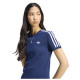Adidas Γυναικεία κοντομάνικη μπλούζα Pinstripe Short-Sleeve Slim T-Shirt